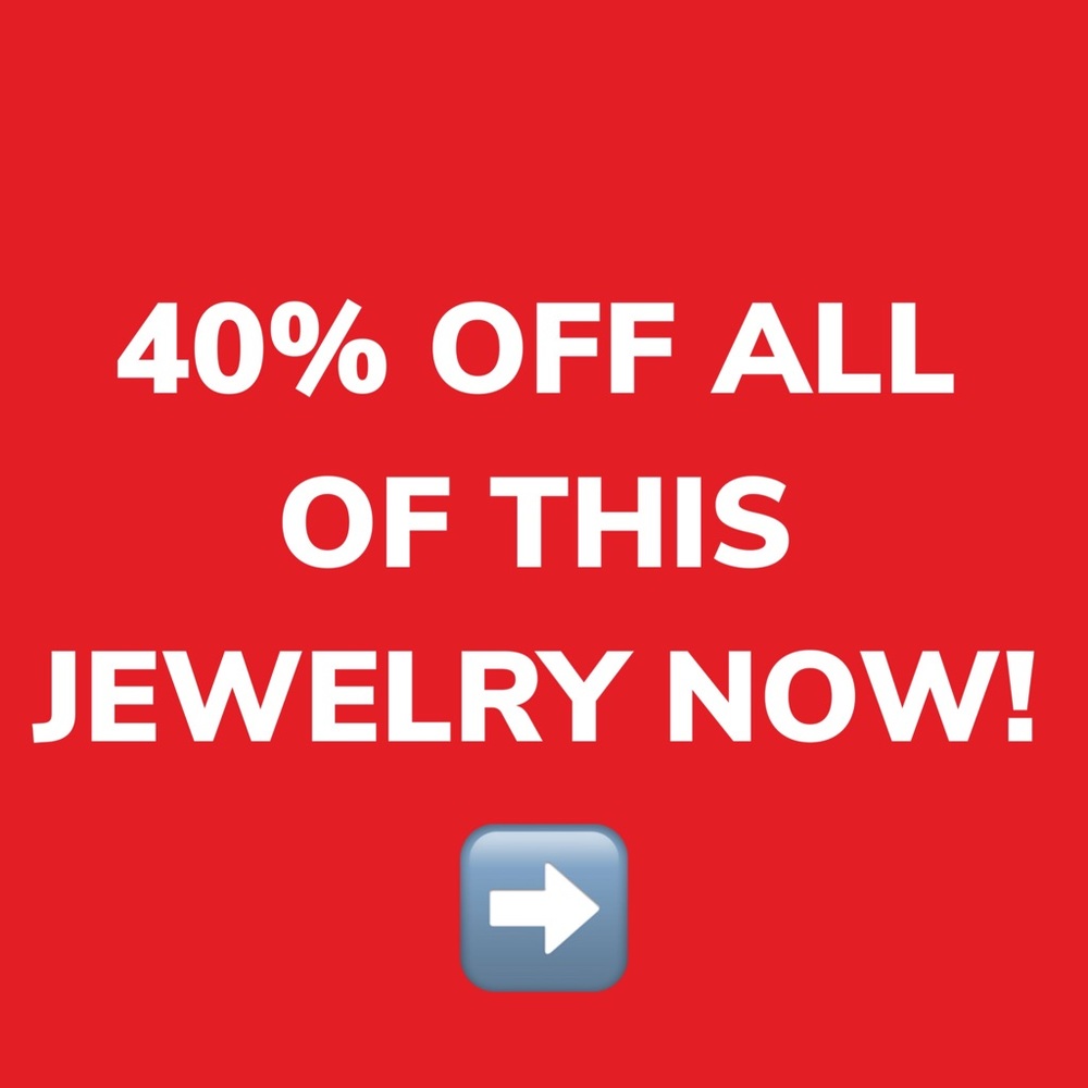 40% OFF ALL JEWELRY ➡️